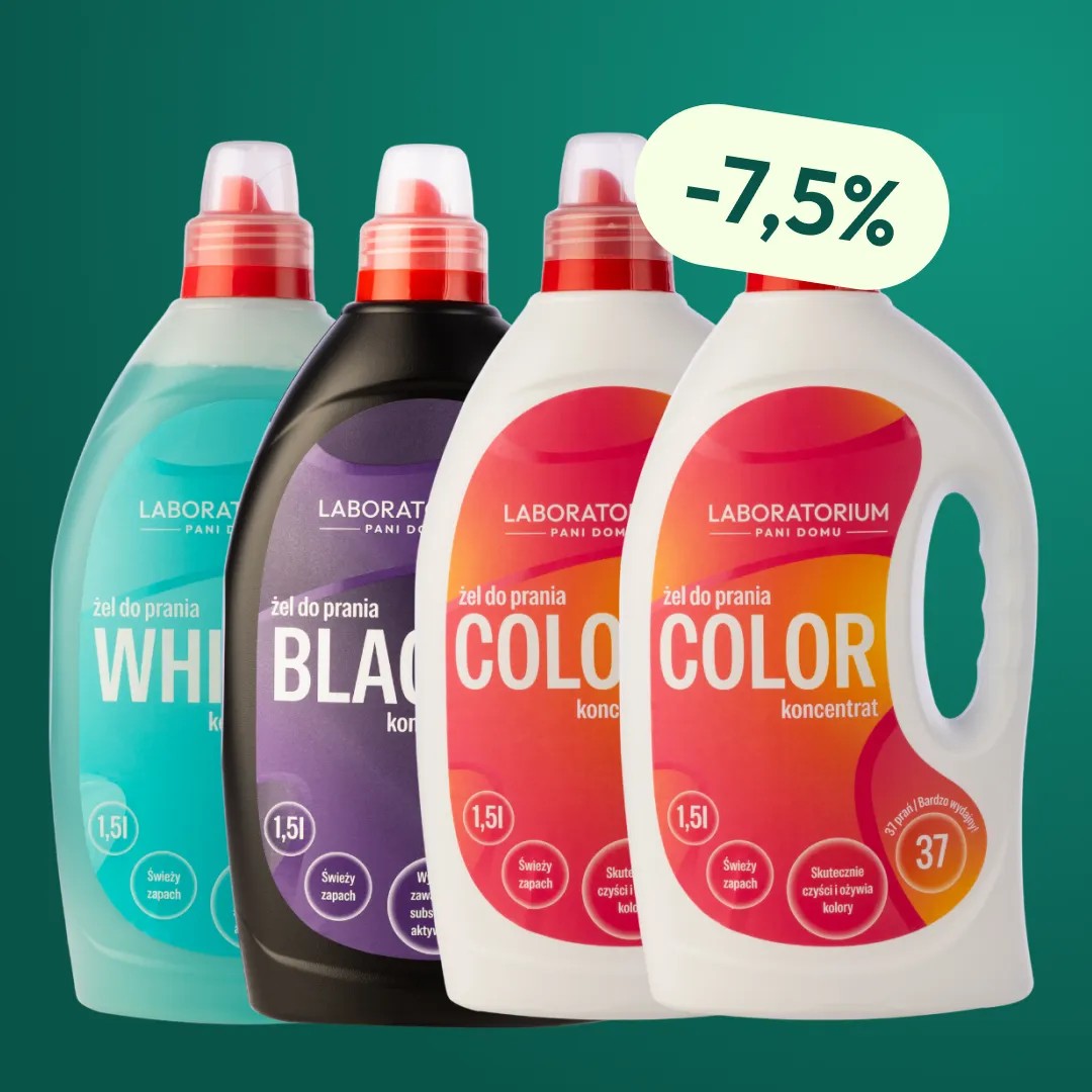 Laboratorium Pani Domu Żel do prania - Zestaw 4 butelek z rabatem i Darmową Wysyłką